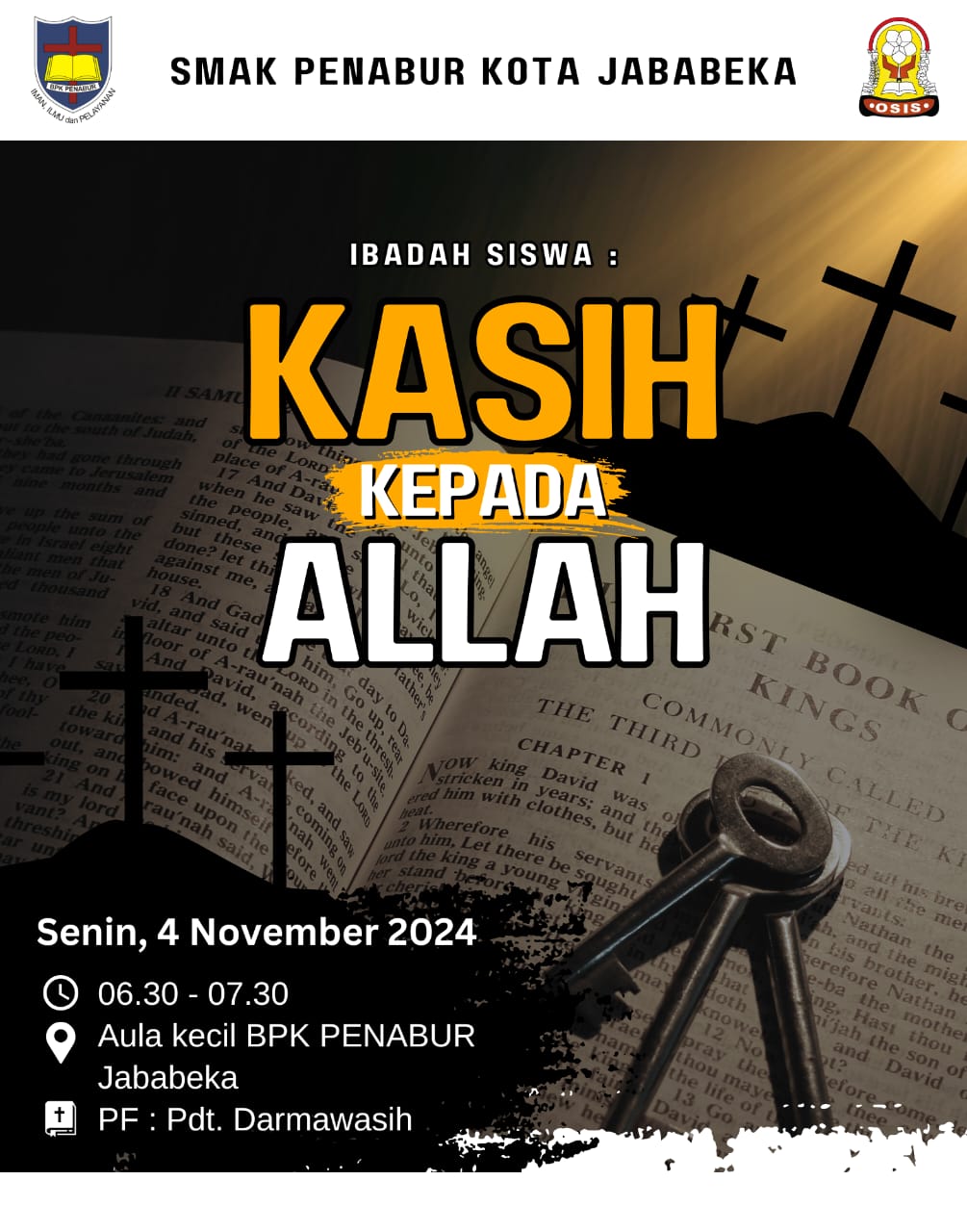 Ibadah Siswa: Kasih Kepada Allah