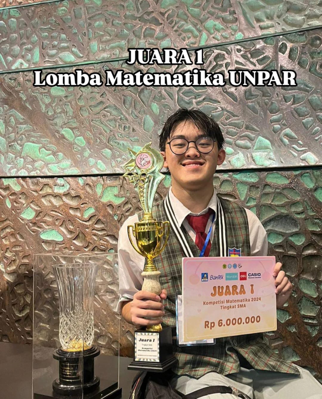 Prestasi Jaycen Alexander Theo Siswa SMAK 1 PENABUR Jakarta Di Lomba