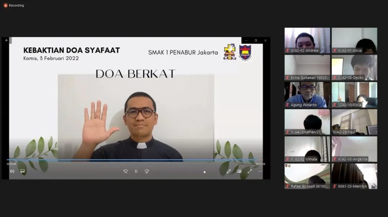 Kebaktian Doa Syafaat Untuk Persiapan Kegiatan Try Out Penabur 2022