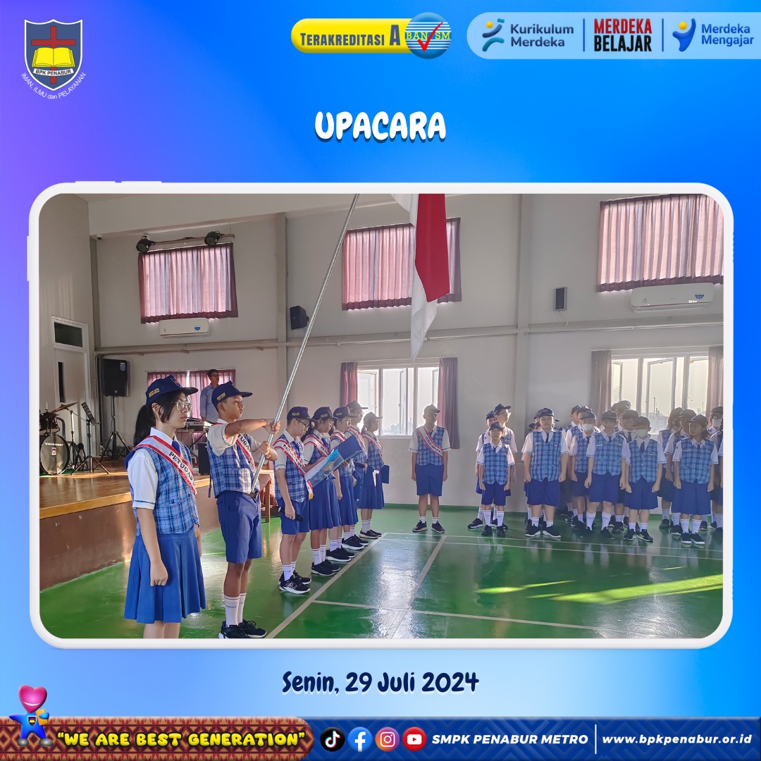 UPACARA (SENIN, 29 JULI 2024)