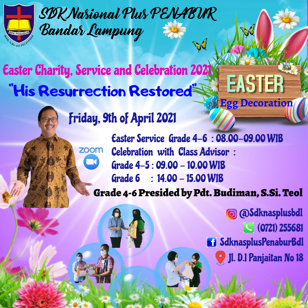 Easter Charity, Service and Celebration 2021 - Grade 4-6