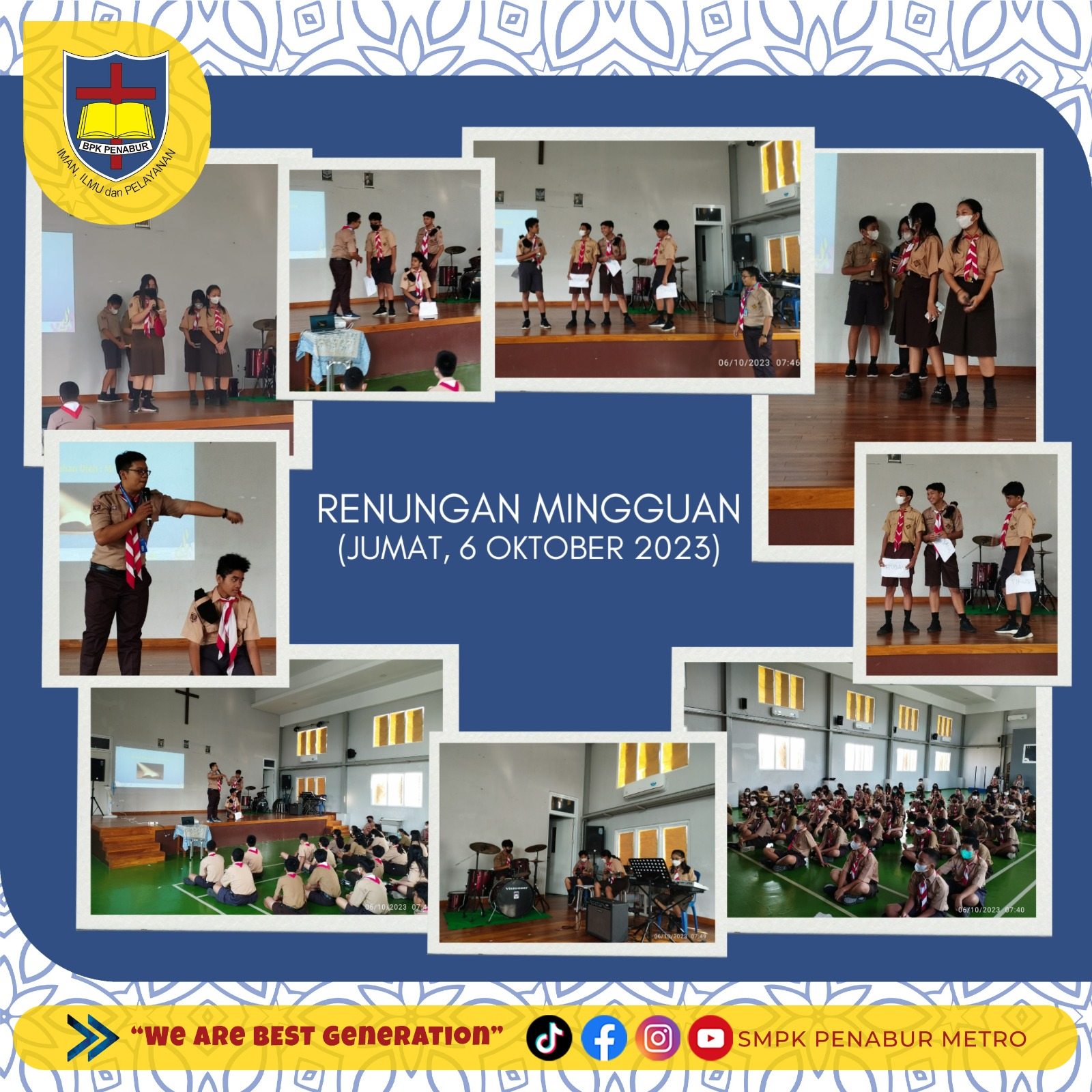 RENUNGAN MINGGUAN (JUMAT, 6 OKTOBER 2023)