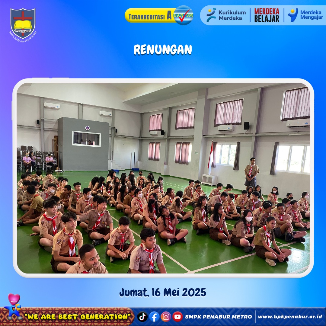 RENUNGAN (JUMAT, 16 MEI 2025)