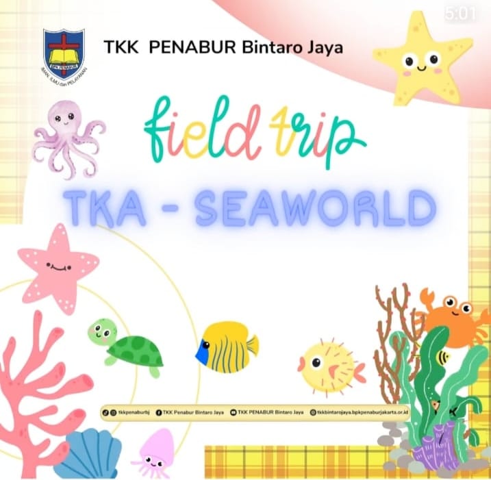 FIELD TRIP TK A - SEA WORLD - TKK PENABUR BINTARO JAYA  2023