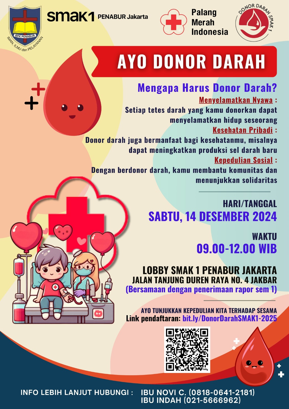 Donor Darah - SMAK 1 PENABUR Jakarta