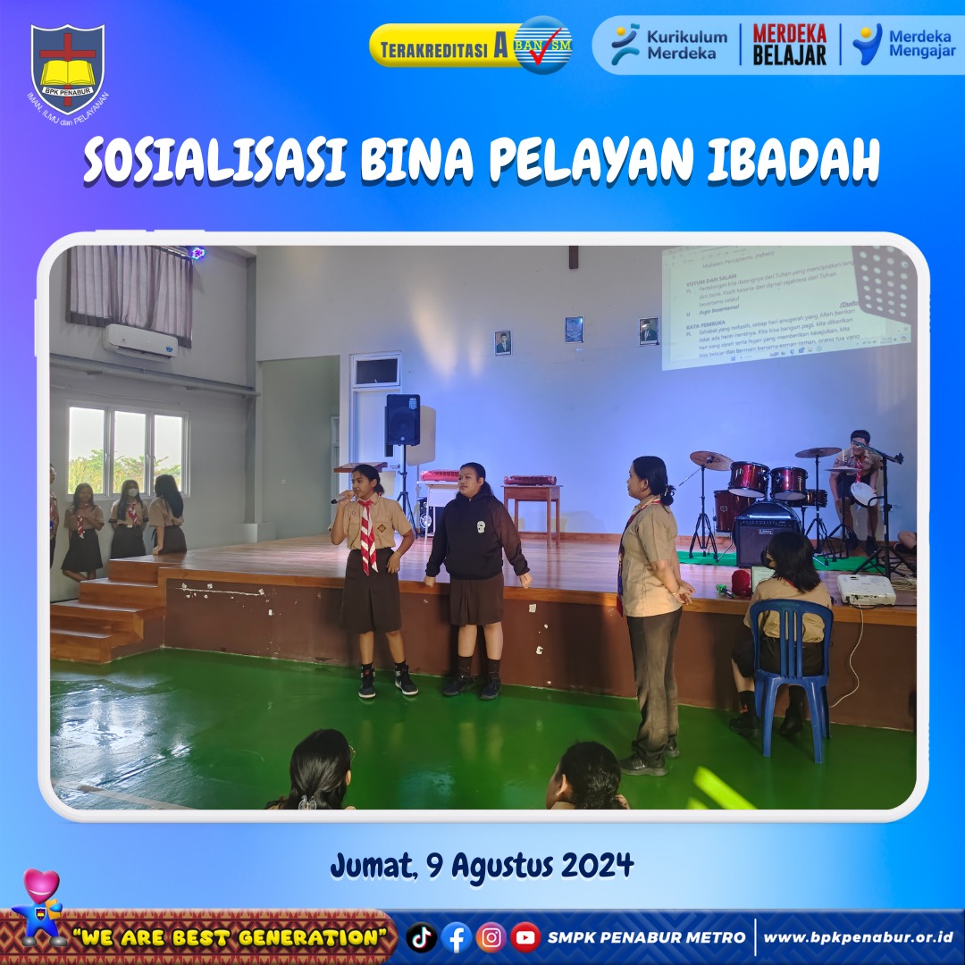 SOSIALISASI BINA PELAYAN IBADAH (JUMAT, 9 AGUSTUS 2024)