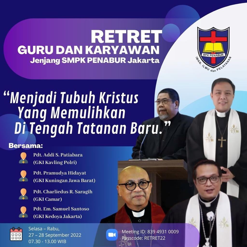 Retret Guru dan Karyawan  Jenjang SMPK PENABUR Jakarta