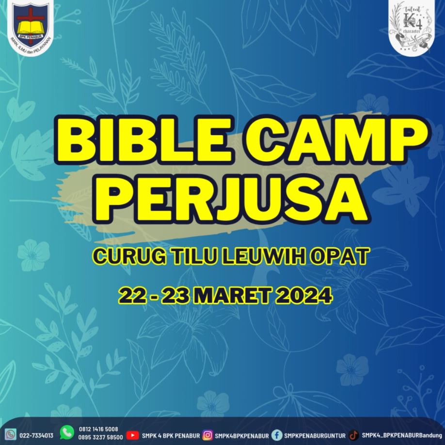Bible Camp SMPK4 22-23 Maret 2024