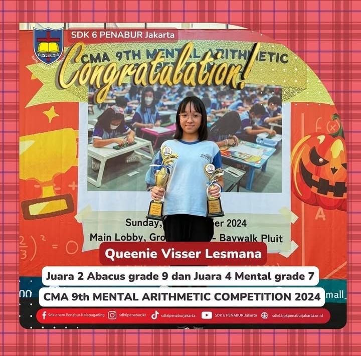 CMA 9th MENTAL ARITHMETIC COMPETITION 2024
