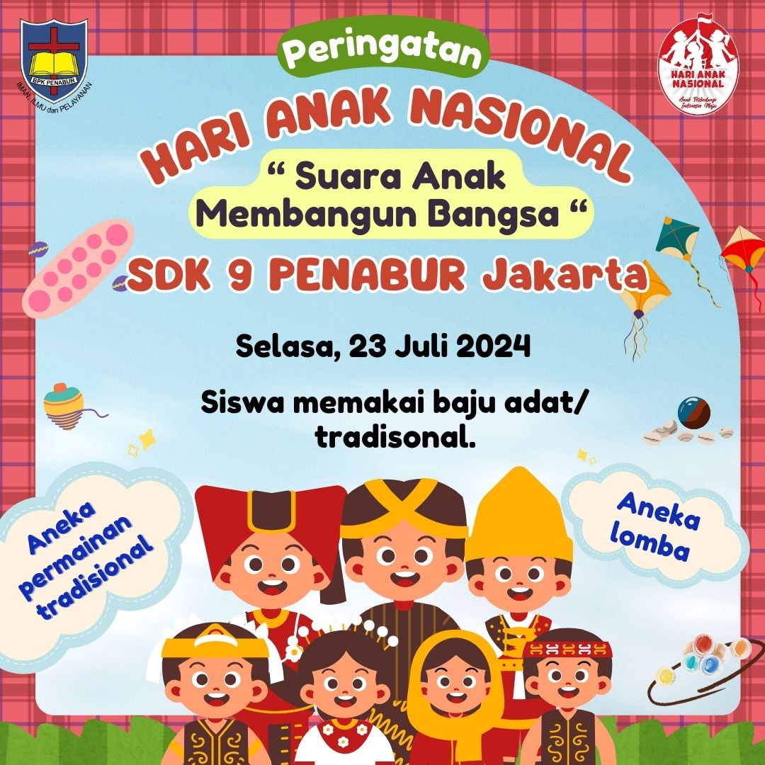 Hari Anak Nasional SDK 9 PENABUR Jakarta