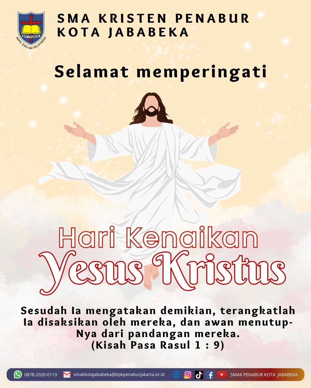 Selamat Memperingati Hari Kenaikan Yesus Kristus - 28 Mei 2025