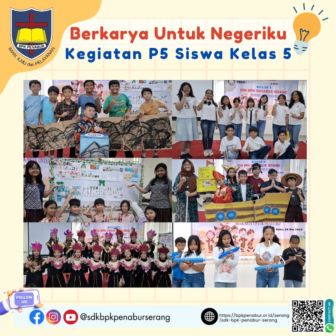 KEGIATAN P5 SISWA KELAS 5 TP.2024/2025