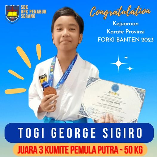 JUARA 3 KUMITE PEMULA PUTRA - 50KG