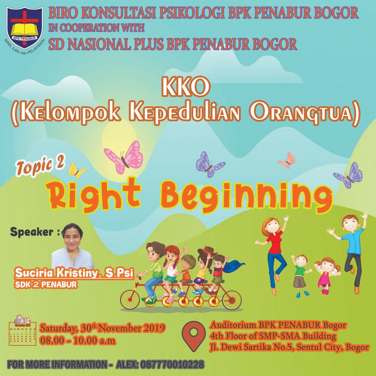 Kelompok Kepedulian Orangtua (KKO) "Right Beginning"