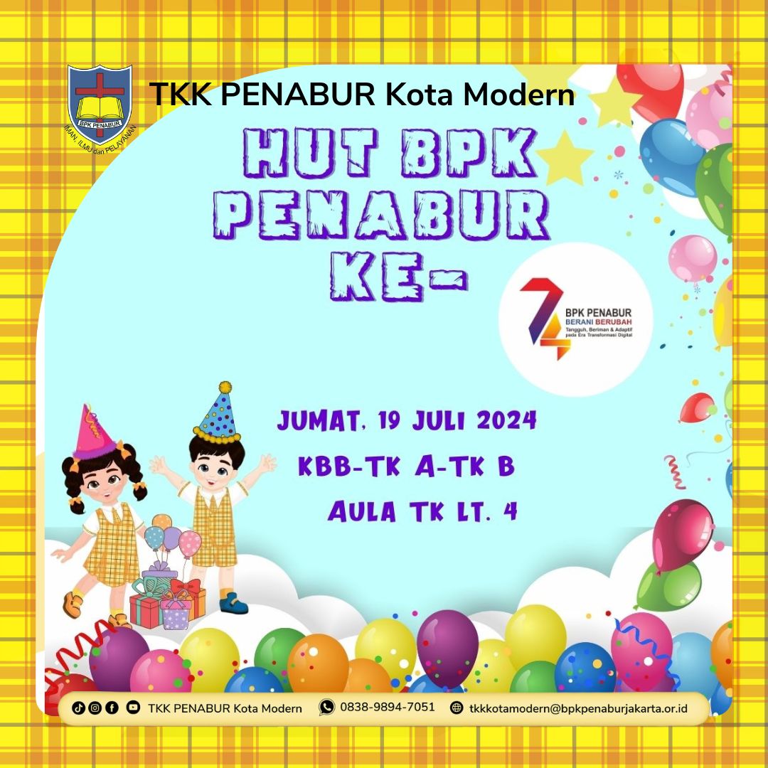 HUT Ke-74 BPK PENABUR