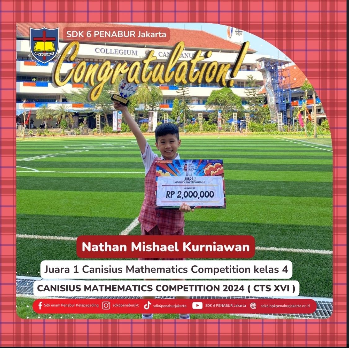 Canisius Mathematics Competition 2024 (CTS XVI)