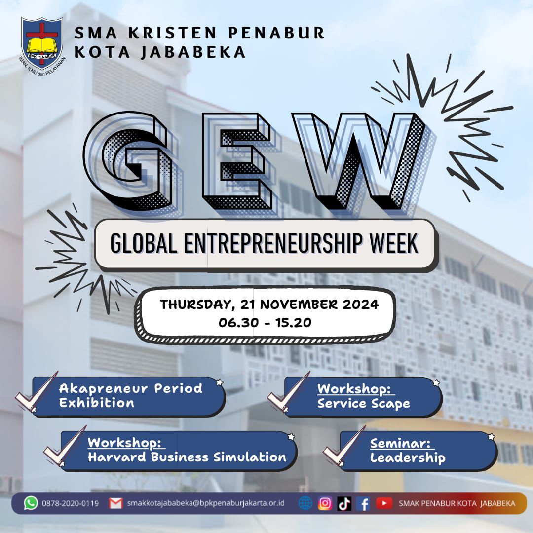 Global Entrepreneurship Week Sekolah PENABUR Kota Jababeka