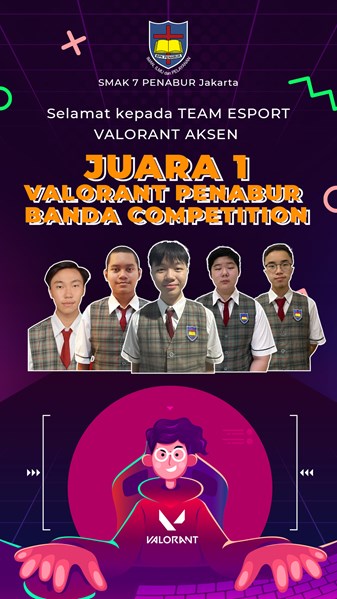 JUARA 1 Valorant Penabur  Banda Competition