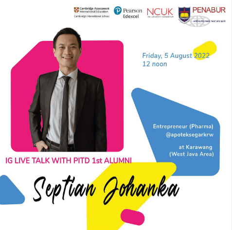 IG Livetalk With PITD 1st Alumni, Friday 5 August 2022