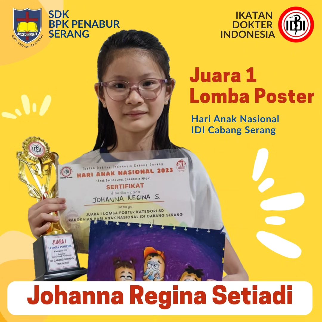 Juara 1 Lomba Poster Hari Anak Nasional