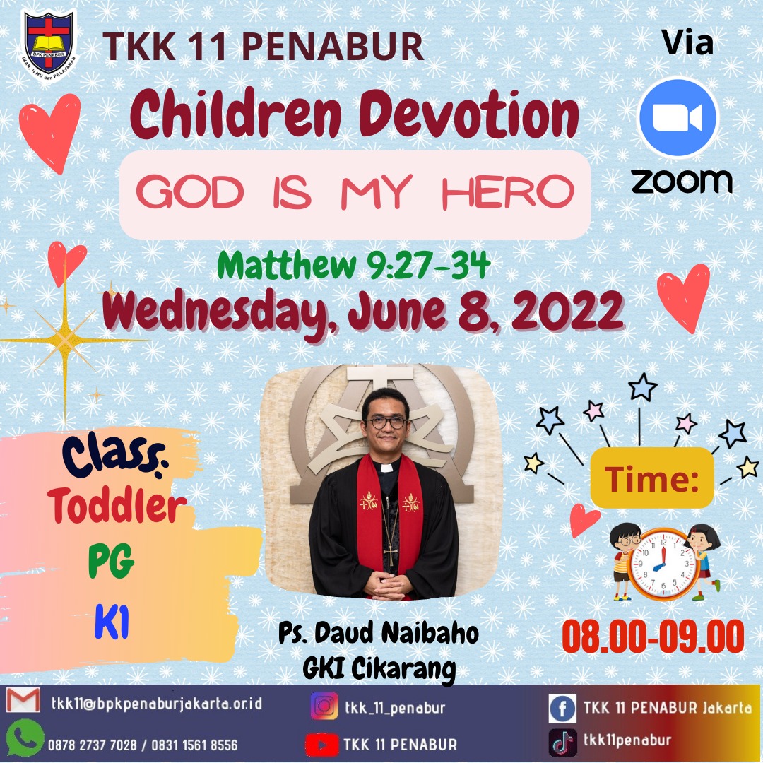 End-Year Devotion Toddler-PG-K1/ 2021- 2022