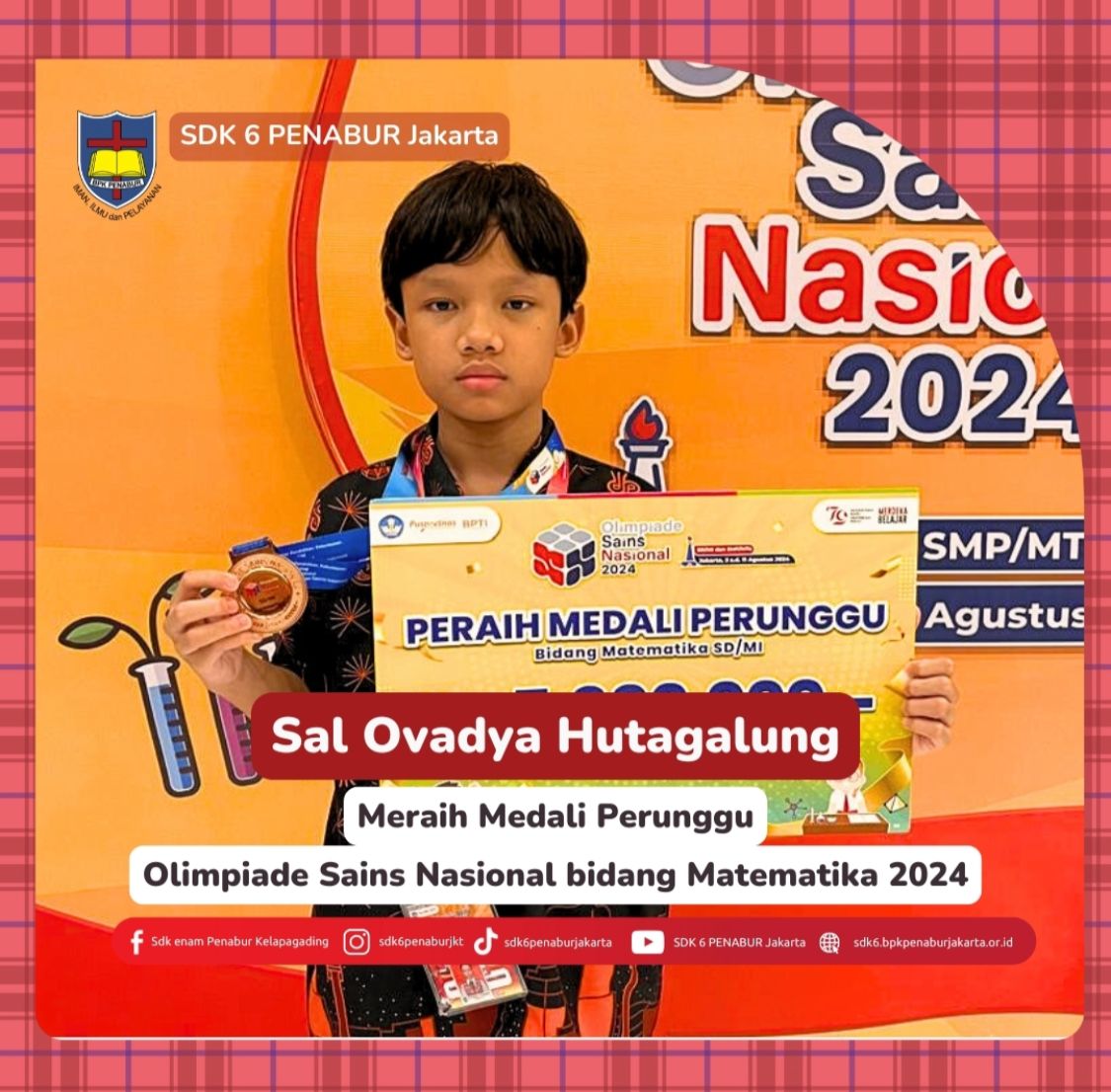 Olimpiade Sains Nasional bidang Matematika 2024