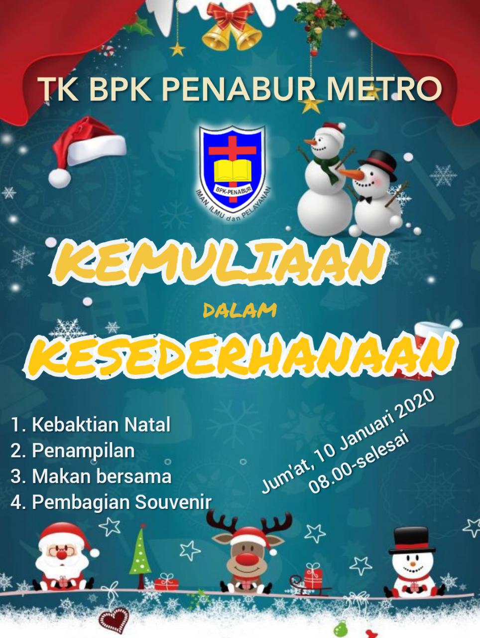 Natal TKK BPK Penabur Metro