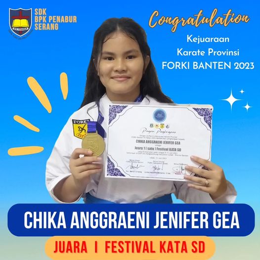 JUARA 1 FESTIVAL KATA SD BANTEN