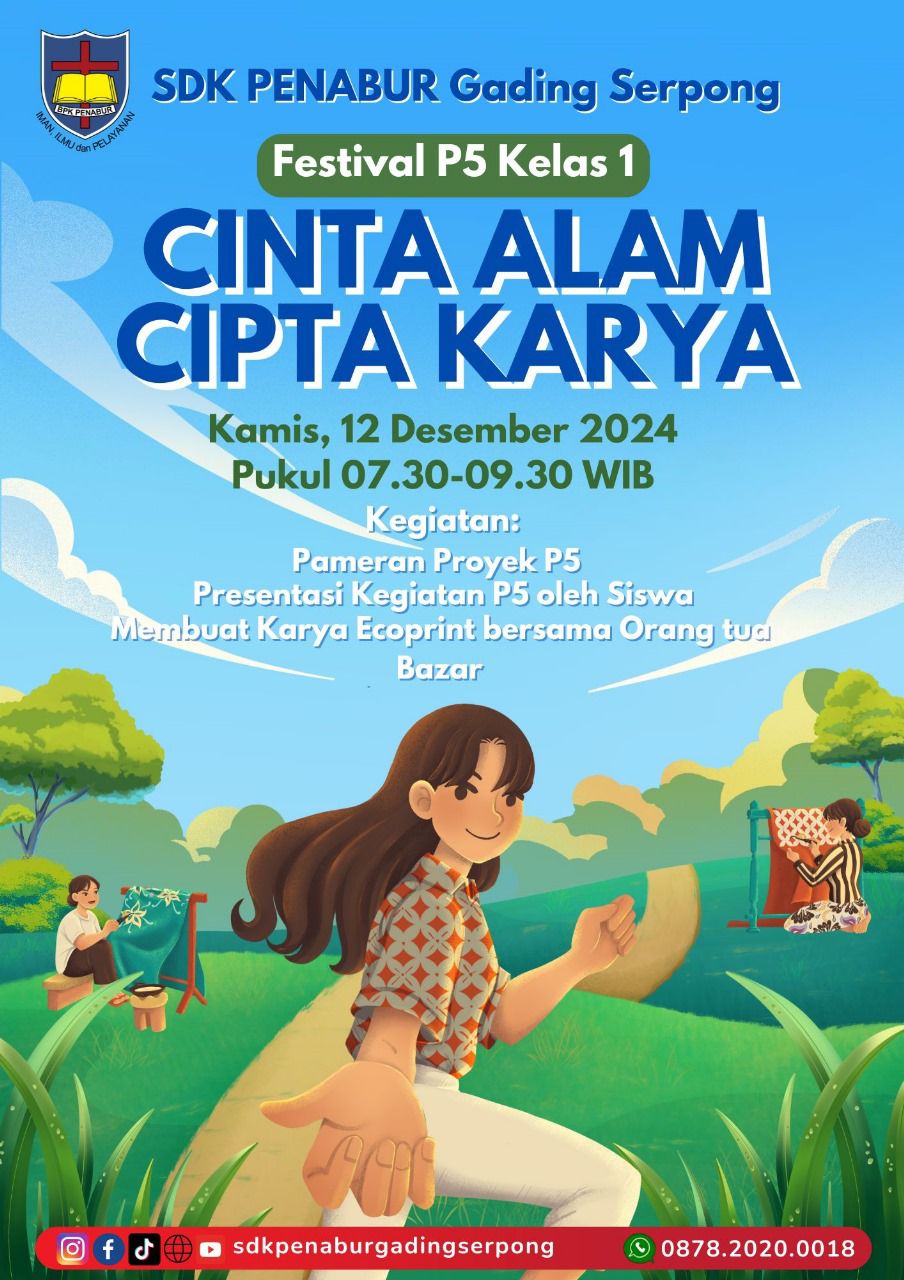 Festival P5 Kelas 1: Cinta Alam, Cipta Karya