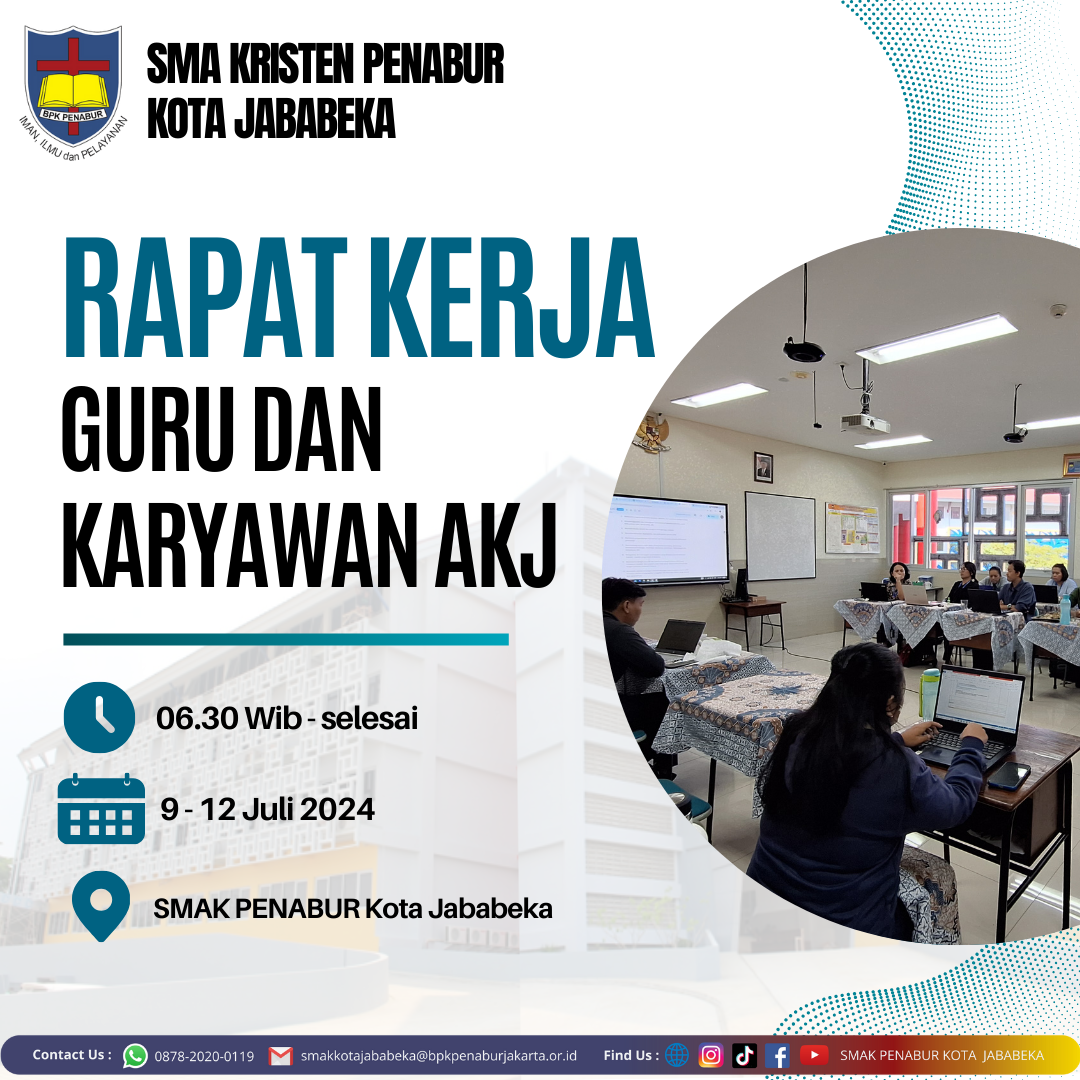 Rapat Kerja Guru dan Karyawan 9 - 12 Juli 2024