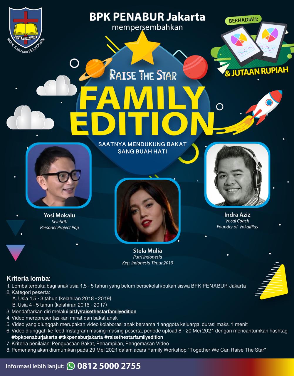 BPK PENABUR Jakarta "Raise The Star : Family Edition"