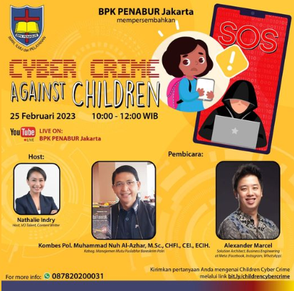 Webinar "Cyber Crime Against Children" Sabtu, 25 Februari 2023
