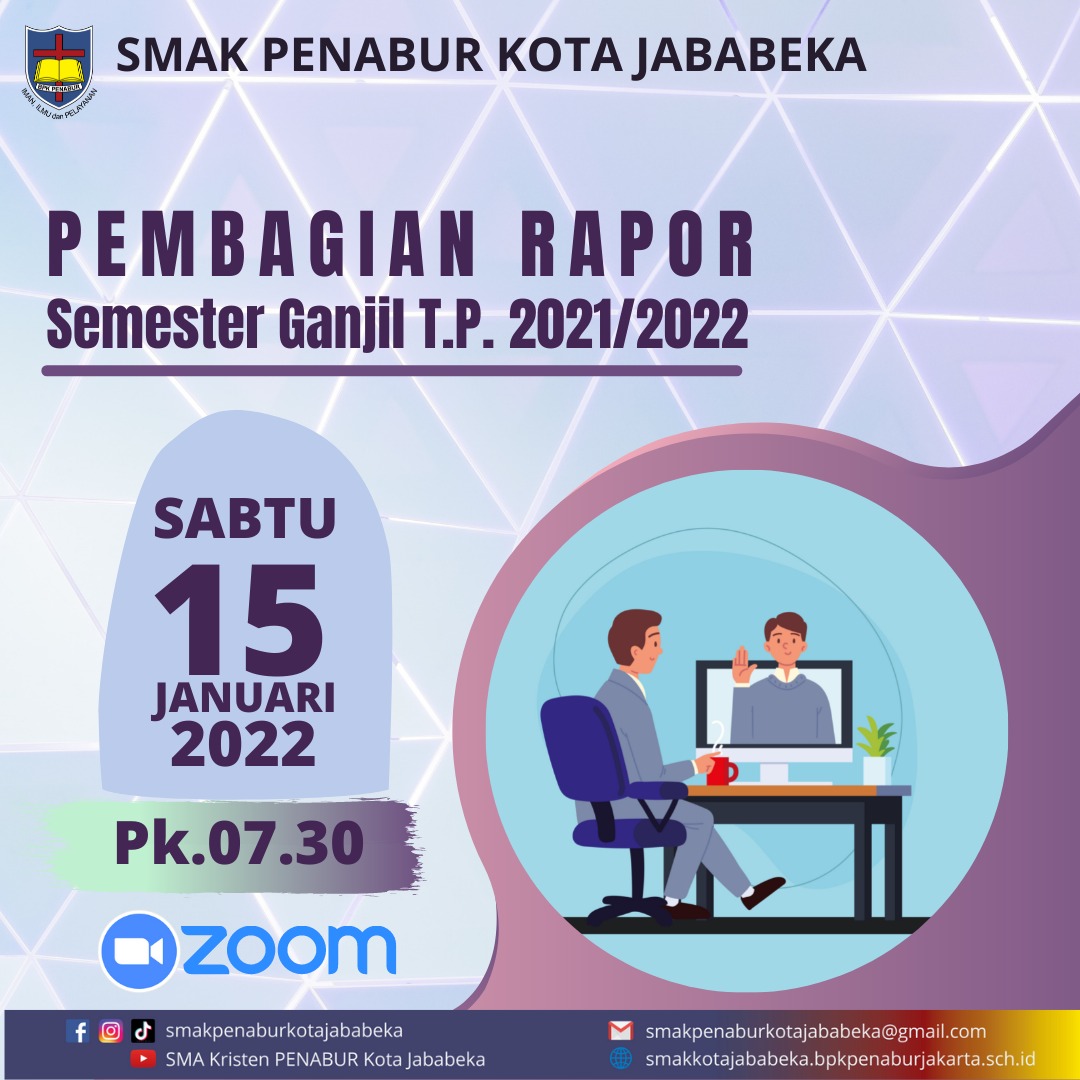 PEMBAGIAN RAPOR Semester Ganjil T.P 2021/2022
