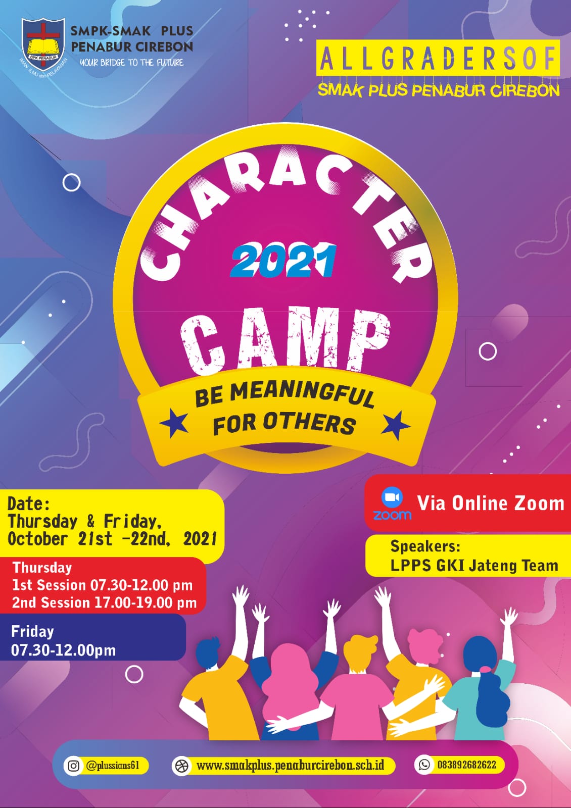 CHARACTER CAMP 2021 BE MEANINGFUL FOR OTHERS
