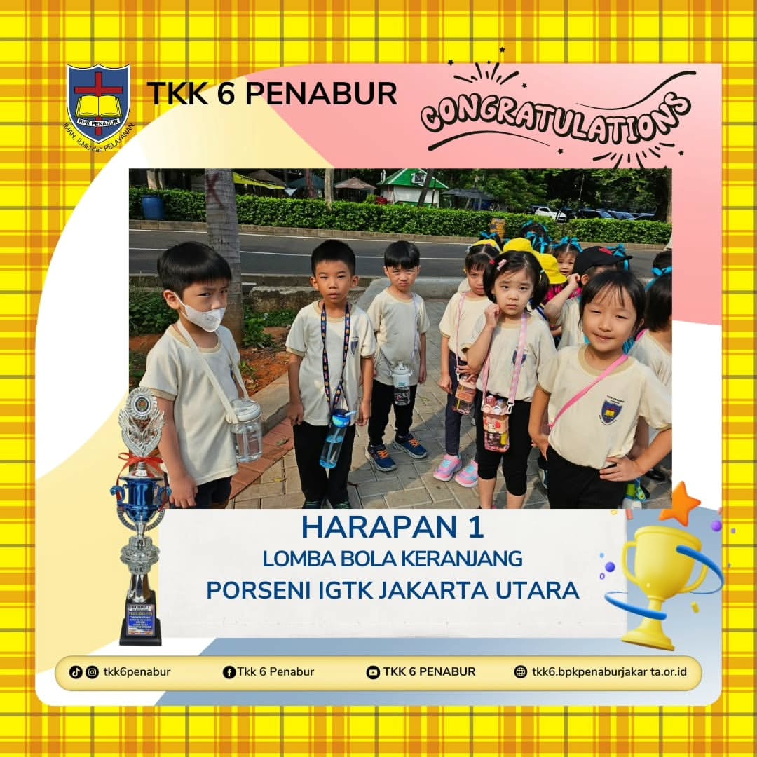 Juara Harapan 1 Lomba Bola Keranjang PORSENI IGTK Jakarta Utara 2024