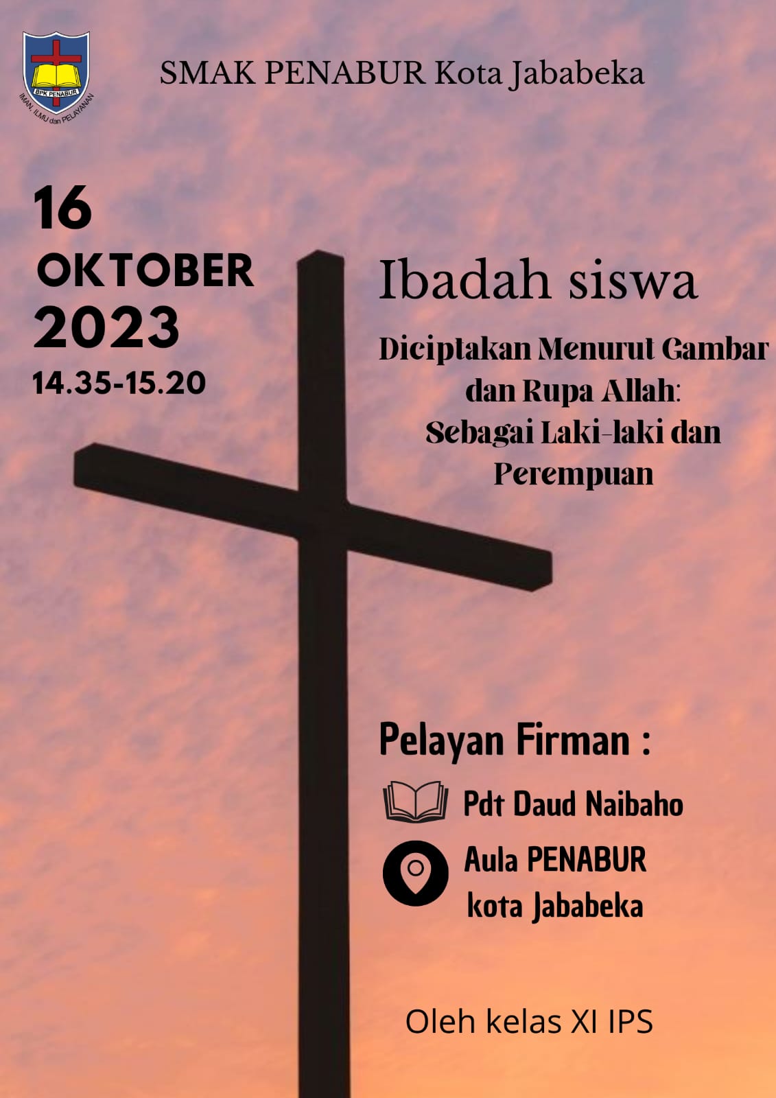 Ibadah Siswa - Senin, 16 Oktober 2023