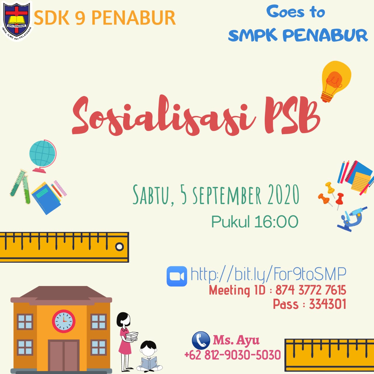 Sosialisasi PSB Goes to SMPK PENABUR