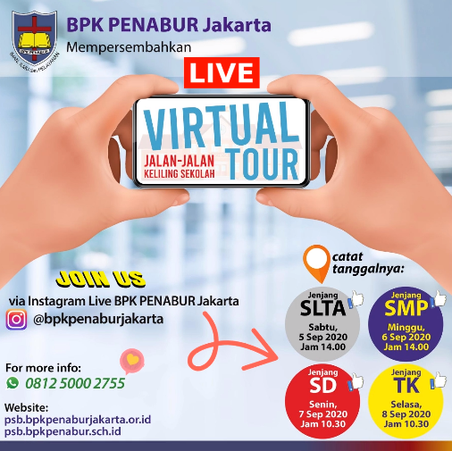 Virtual School Tour 5-8 September 2020