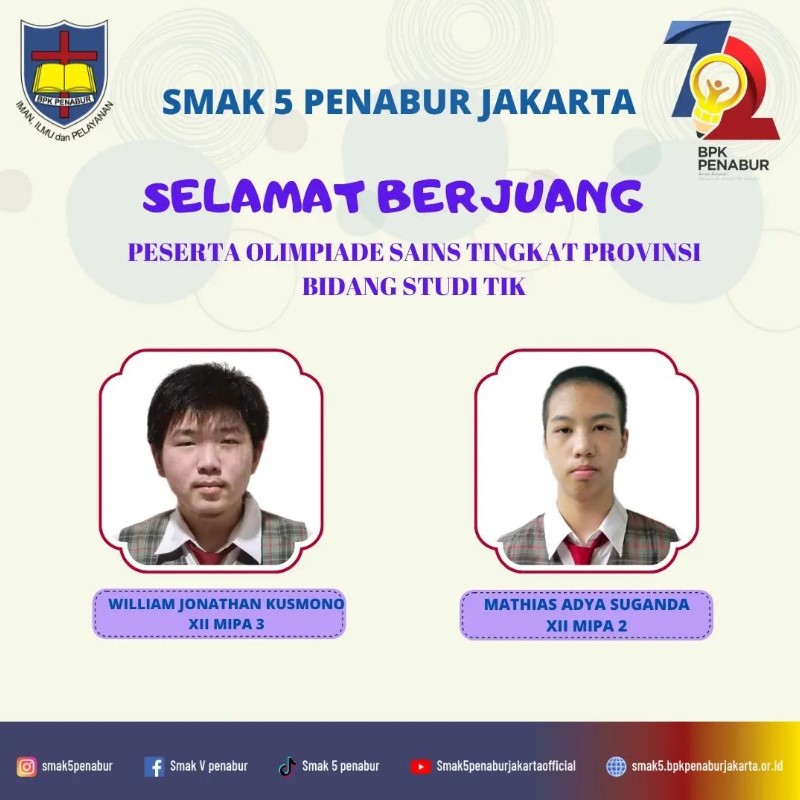OSP TIK Siswa SMAK 5 PENABUR Jakarta