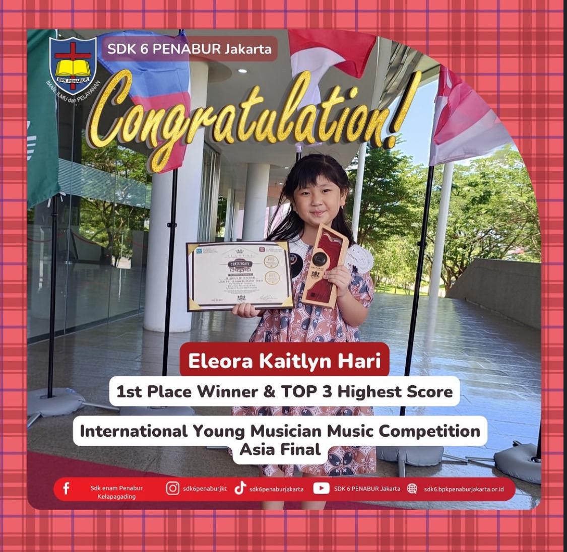 International Young Musician Music Competition Asia Final