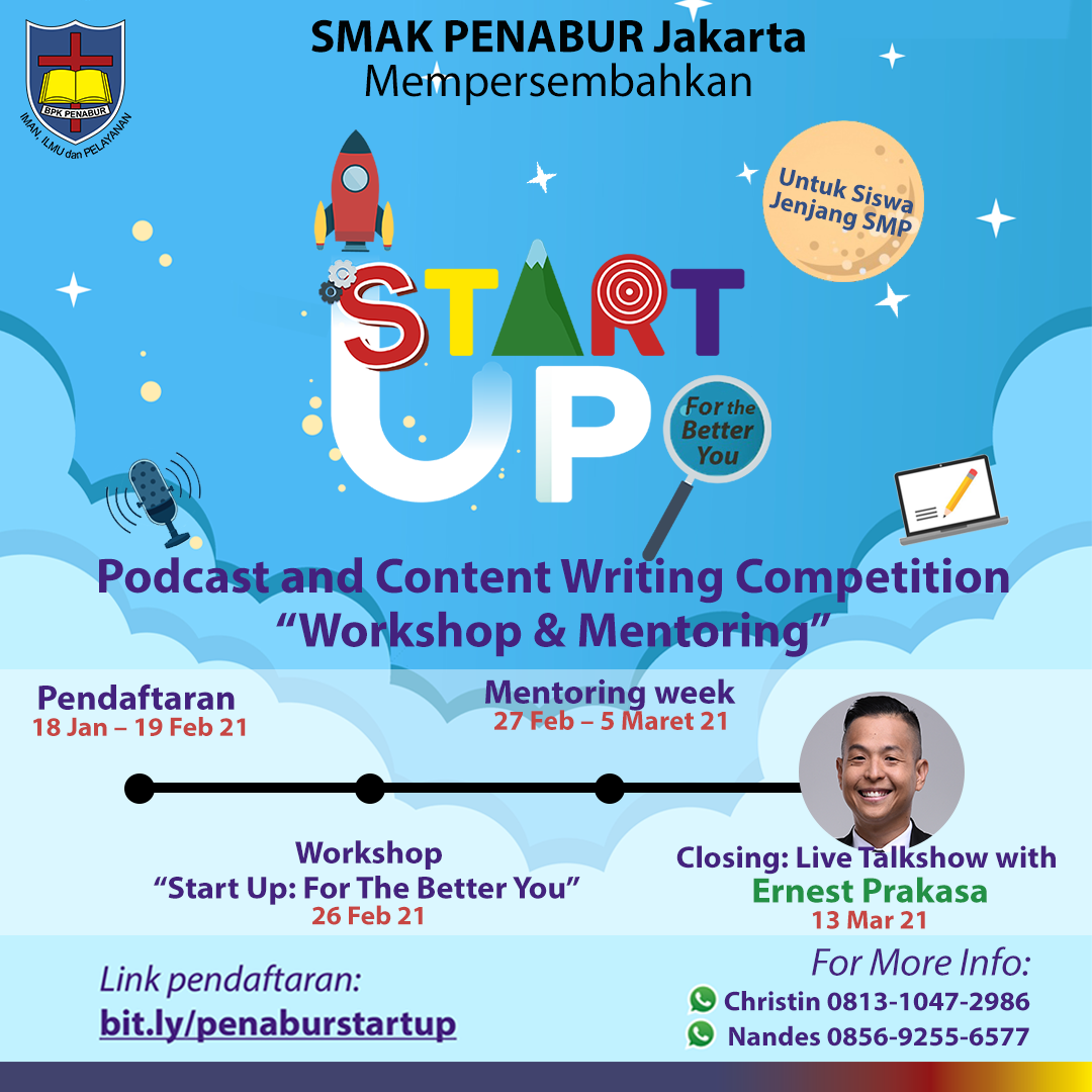 START UP: For The Better You "Competition, Workshop, and Mentoring"