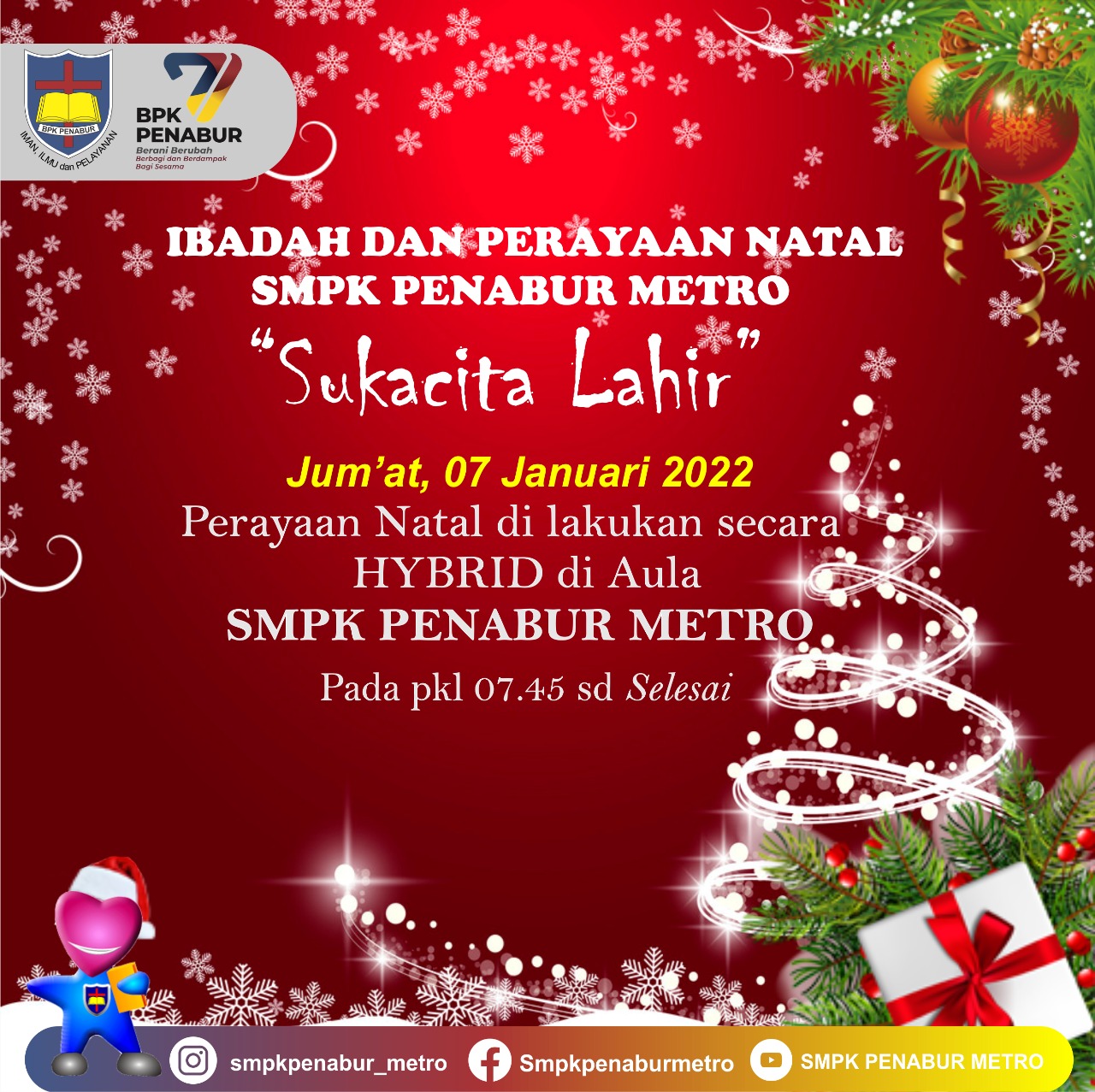 IBADAH & PERAYAAN NATAL SMPK BPK PENABUR METRO