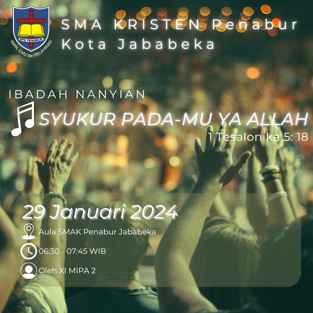 Ibadah Pujian -  Senin, 29 Januari 2024