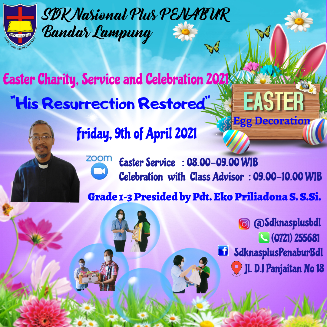 Easter Charity, Service and Celebration 2021 - Grade 1-3