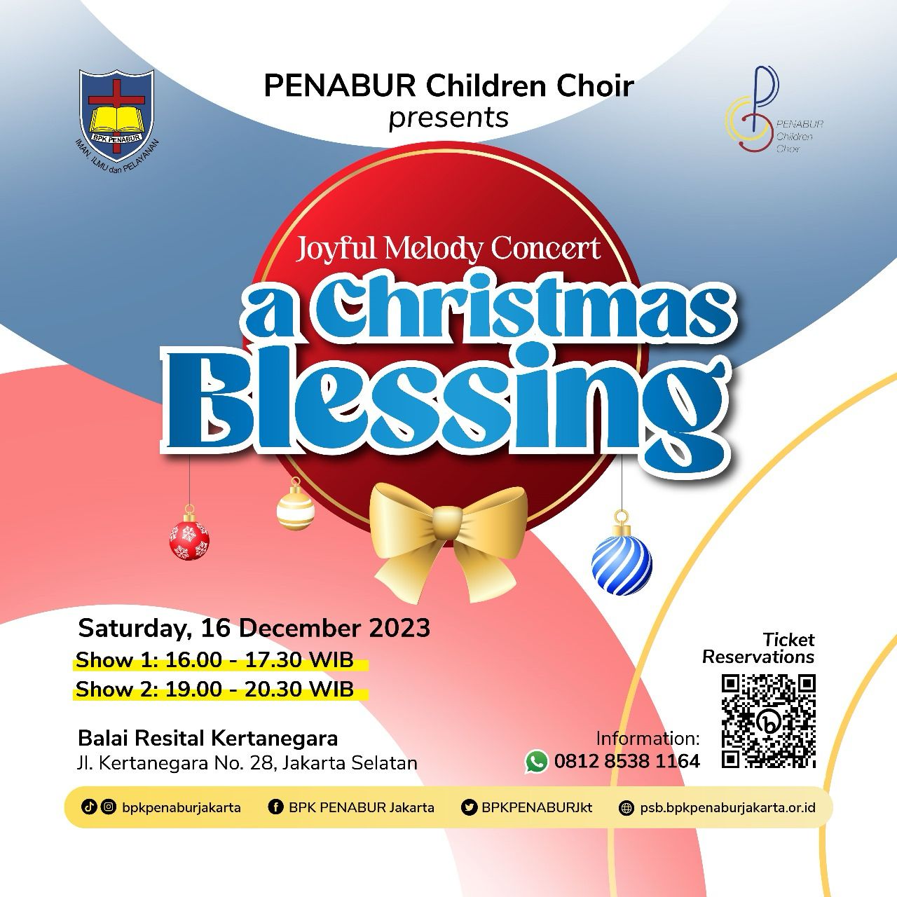 PCC : Joyful Melody Concert a Christmas Blessing