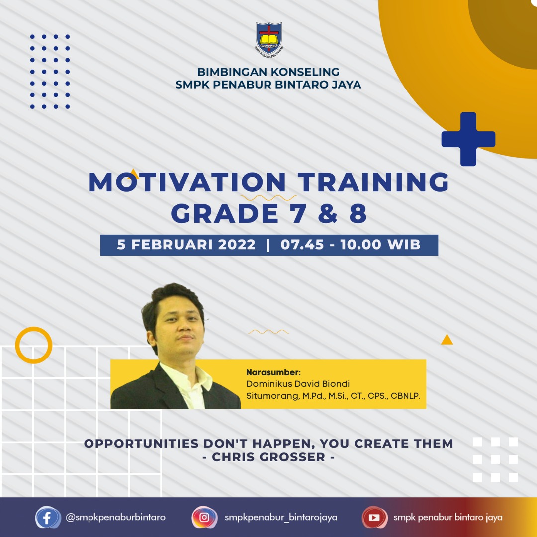 Motivation Training kelas 7 dan 8