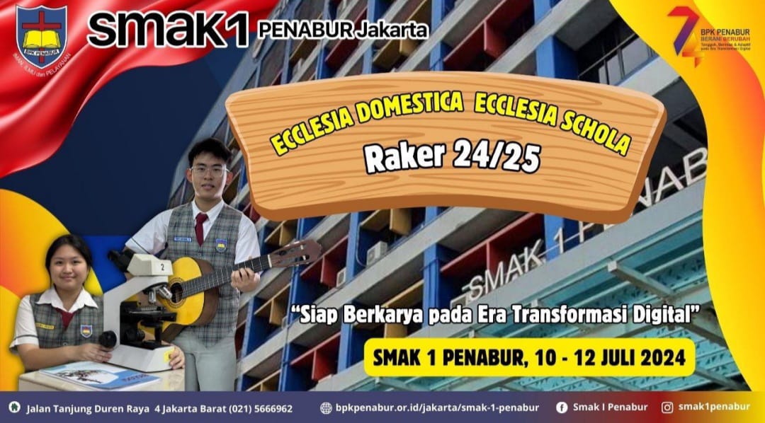 Rapat Kerja SMAK 1 PENABUR Jakarta Tahun Ajaran 2024-2025