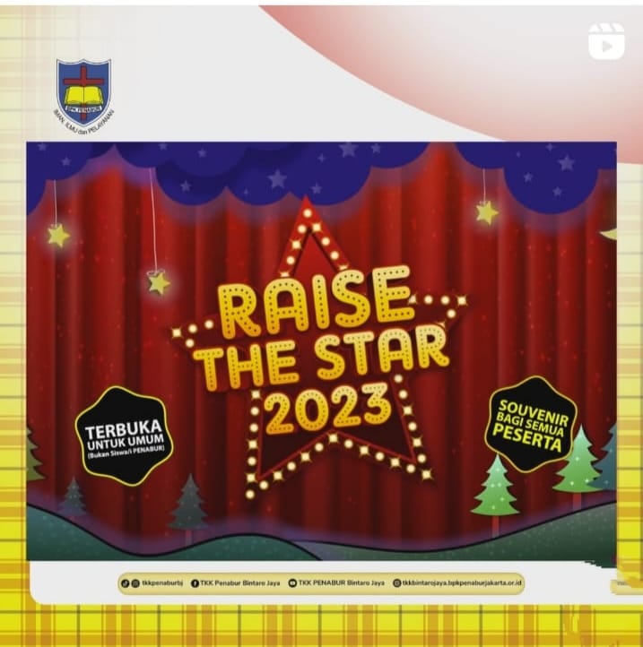 RAISE THE STAR - TKK PENABUR BINTARO JAYA 2023