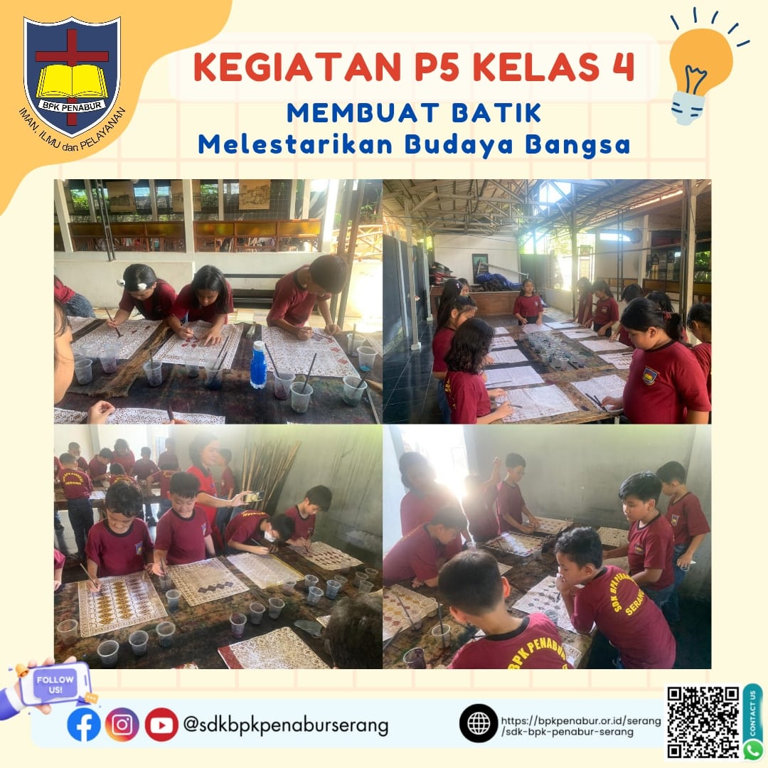KEGIATAN P5 - MEMBATIK