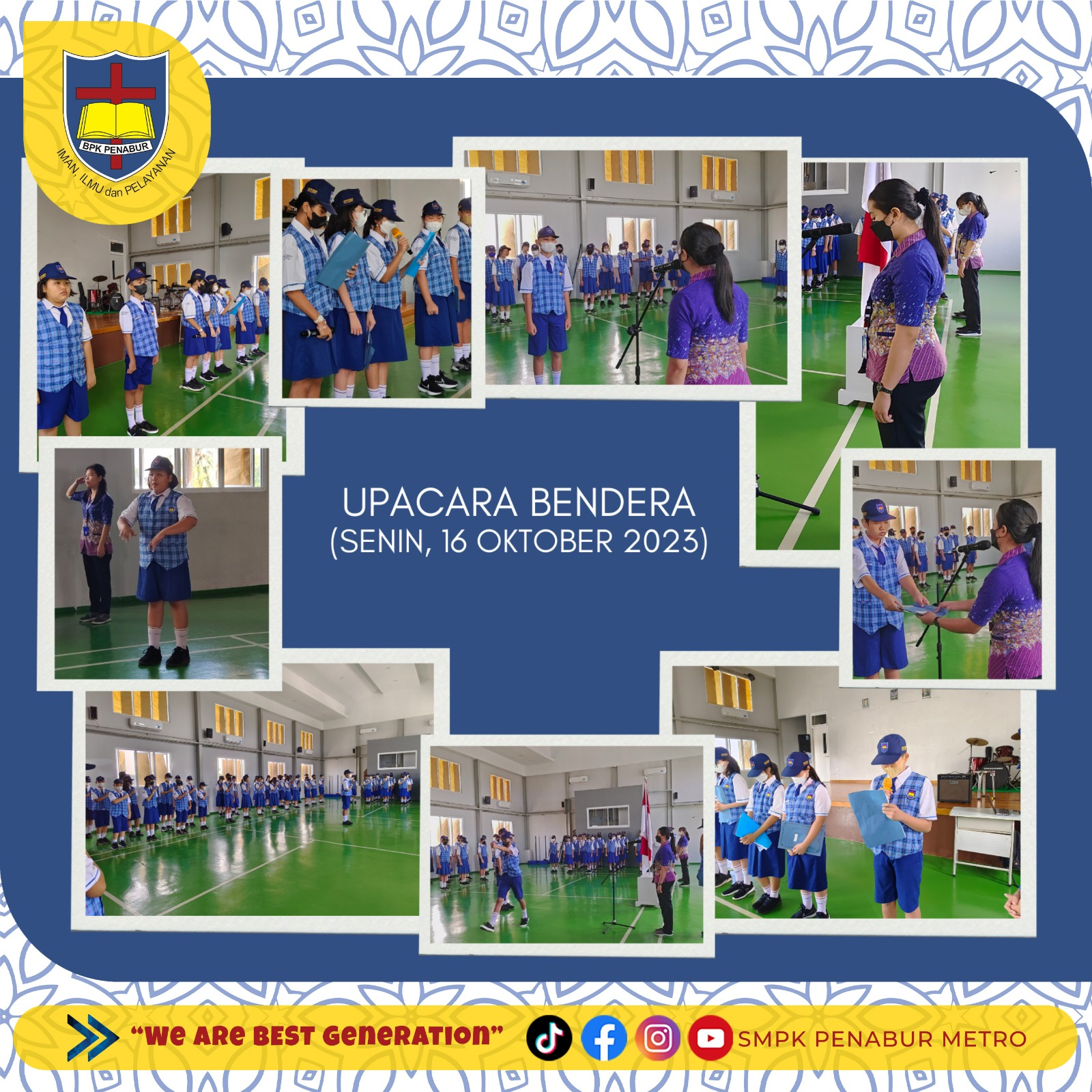 UPACARA BENDERA (SENIN, 16 OKTOBER 2023)